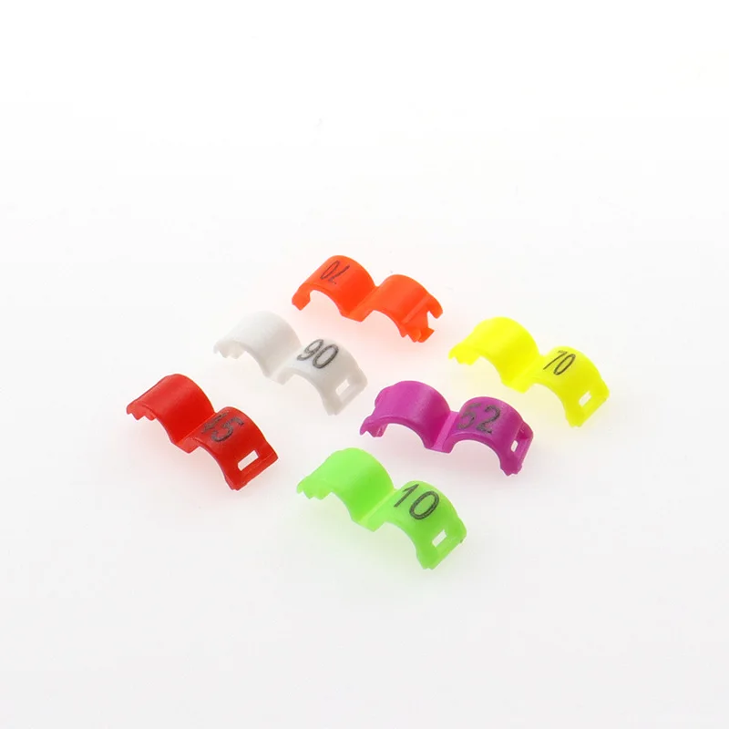 Customize Pigeon Ring 2.7/3/4/4.5/5mm Plastic Bird Ring Pigeon Digital Foot Parrot Leg Rings
