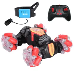 High Quality 2.4G Double Side 4X4 RC Stunt Car Kids Radio Control Toys Hand Controlled Gesture RC Car With Music And Light