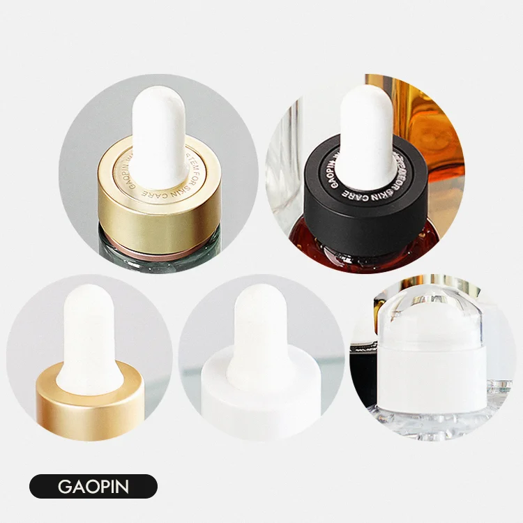 40ml Wholesale luxury Silk screen customization pet oil dropper bottle plastic