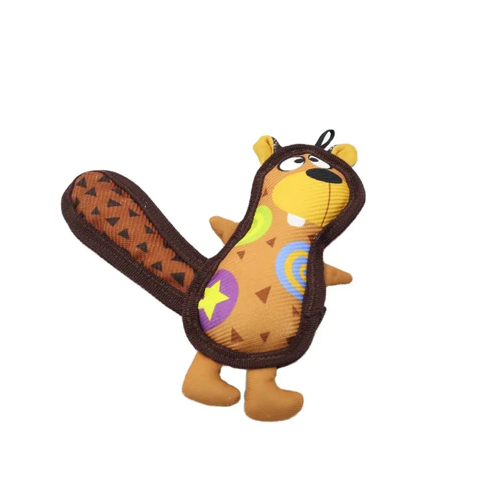 
wholesale pet toy printed oxford beaver stuffed squeaky dog toys pet chew toy 
