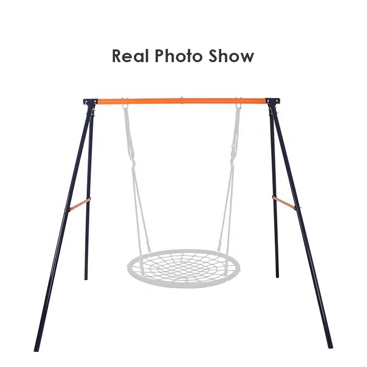 ZHOYA SPORT Spider Web Tree Swing 900D Oxford Platform Swing for Kids Backyard Round Flying Swing with Hanging Ropes Straps