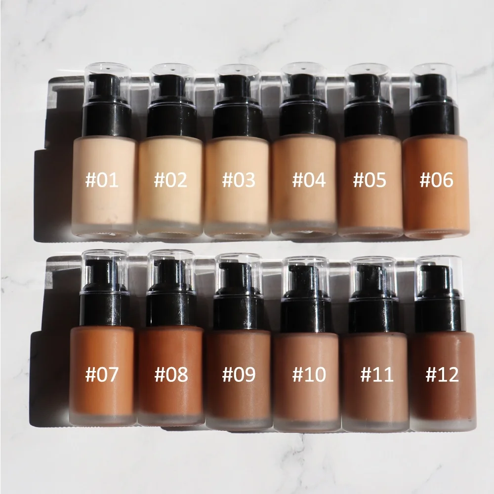 Matte Full Coverage Foundation Fashion Makeup Liquid Foundation Private Label Cover All Face Foundation OEM ODM Custom Logo