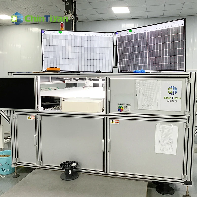 EL Detection and Appearance Tester Integrated Machine solar panel production line Photovoltaic manufacturing machinery