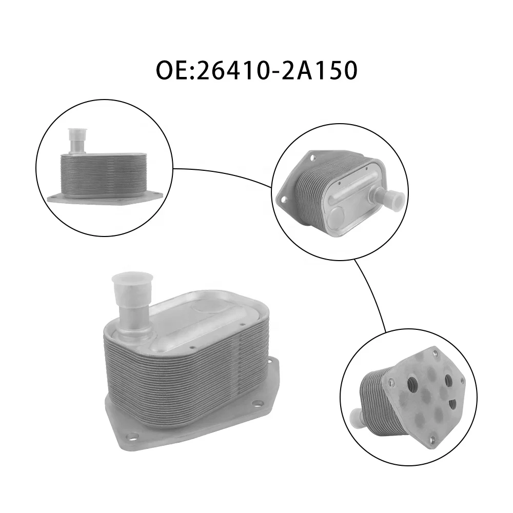 High Quality car parts Engine Oil Cooler 264102A150 OE 26410-2A150 for Hyundai D4FA D4FB