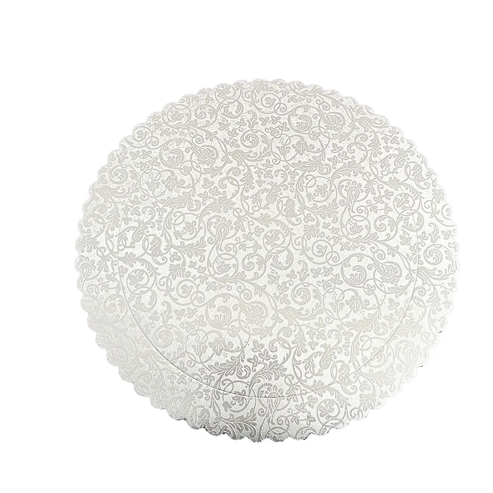 Professional Manufacturer Cake Board Plain Silver Cake Drum
