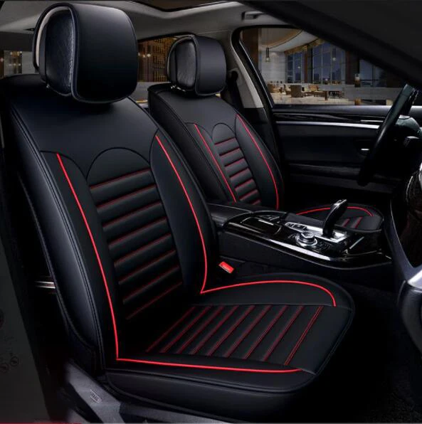 Autoyouth 9PCS Seat Car Cover  PU Leather Universal Full Set Car Seat Cover