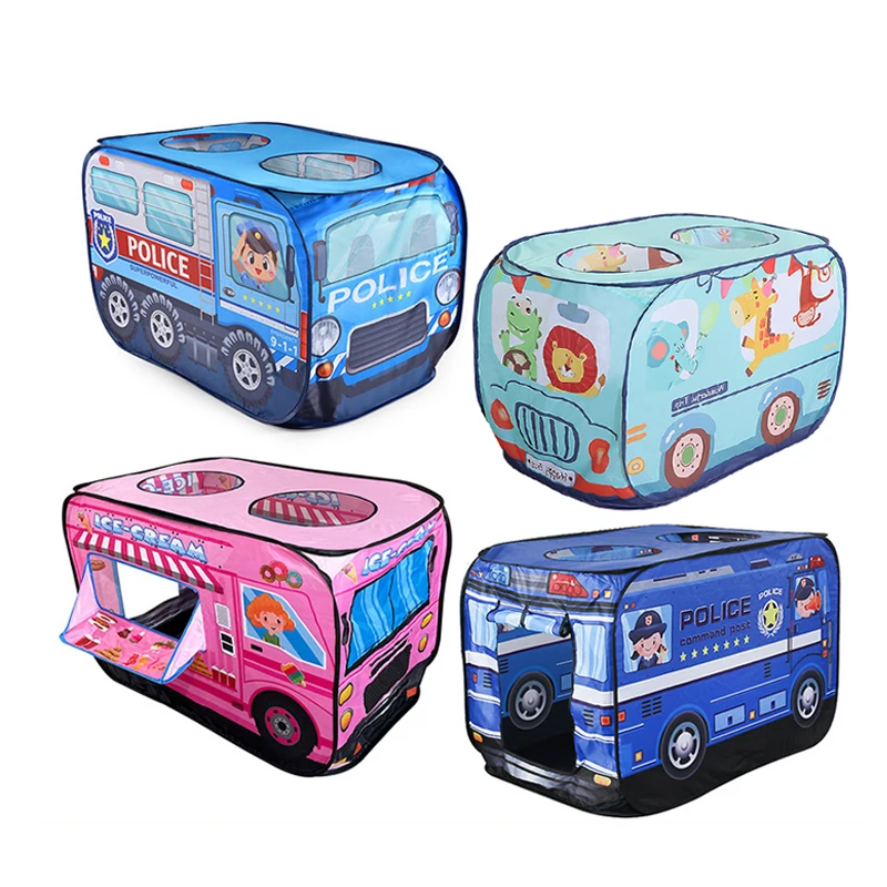 Hot Sale Cartoon Children Play Tent Toy Indoor Outdoor Grass Lawn Toy Car Tent Kid Toys Creative Kids Gifts