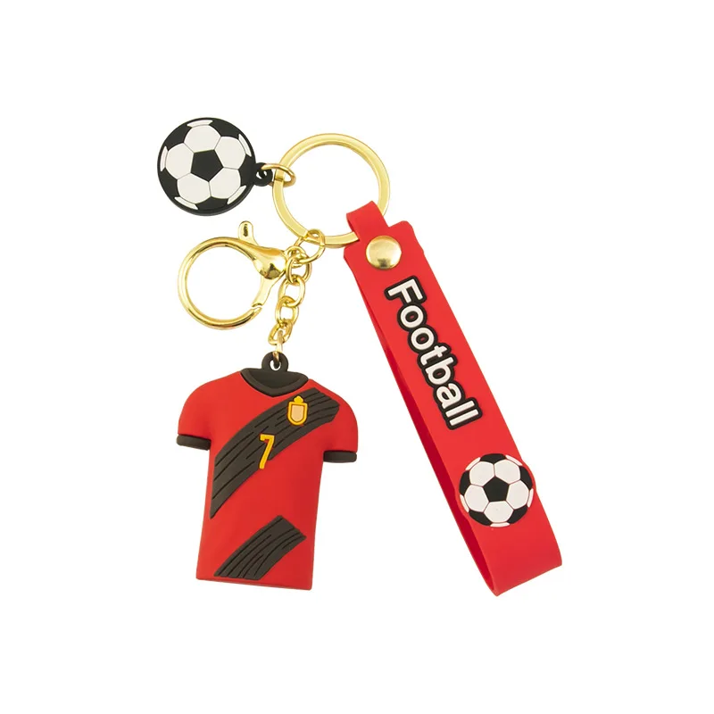 Winnel Anime Custom Plastic Promotional Rubber Key Chains Keychain for Girls with Silicone Wristlet