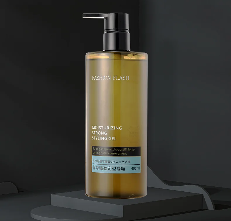 400ml hair gel moisturizing strong styling gel strong shape without stiff long lasting original movement customize DX01D