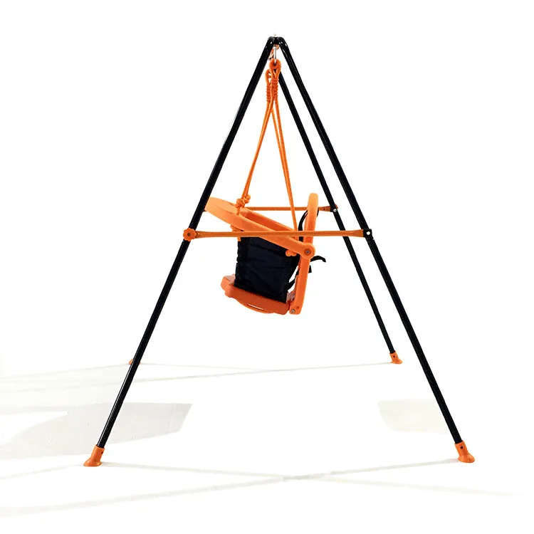 New Baby Swing With Canopy Safe And Reliable Colorful Hot Selling Metal Swing Set For Kids Funny