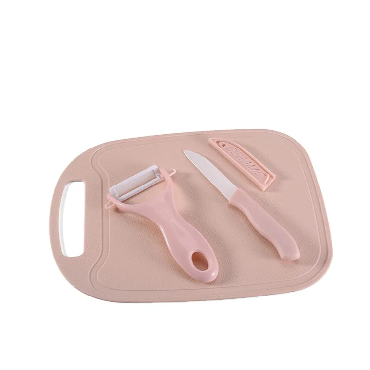 
Economical Custom Design Non-slip Kitchen Ceramic Knives Set 