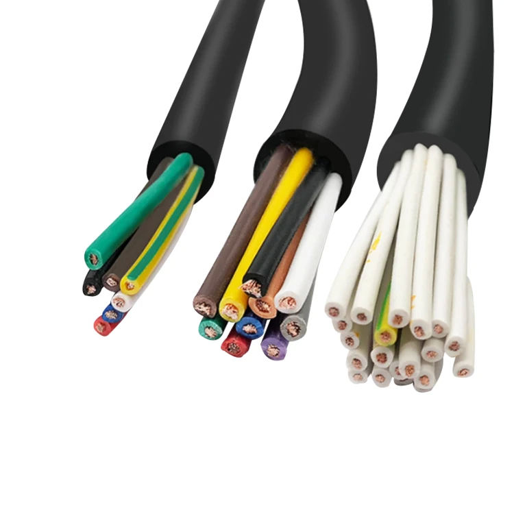 PVC Insulated 2.5mm Copper Core 1.5mm2 Low Voltage multicore flexible control cable electrical cable