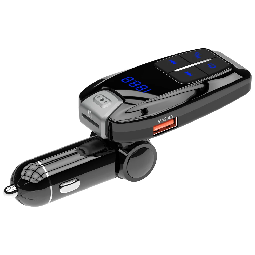 FM Transmitter Handsfree Car Kit MP3 Player With Digital PD3.0 Dual USB Car Charger FM Modulator Transmitter
