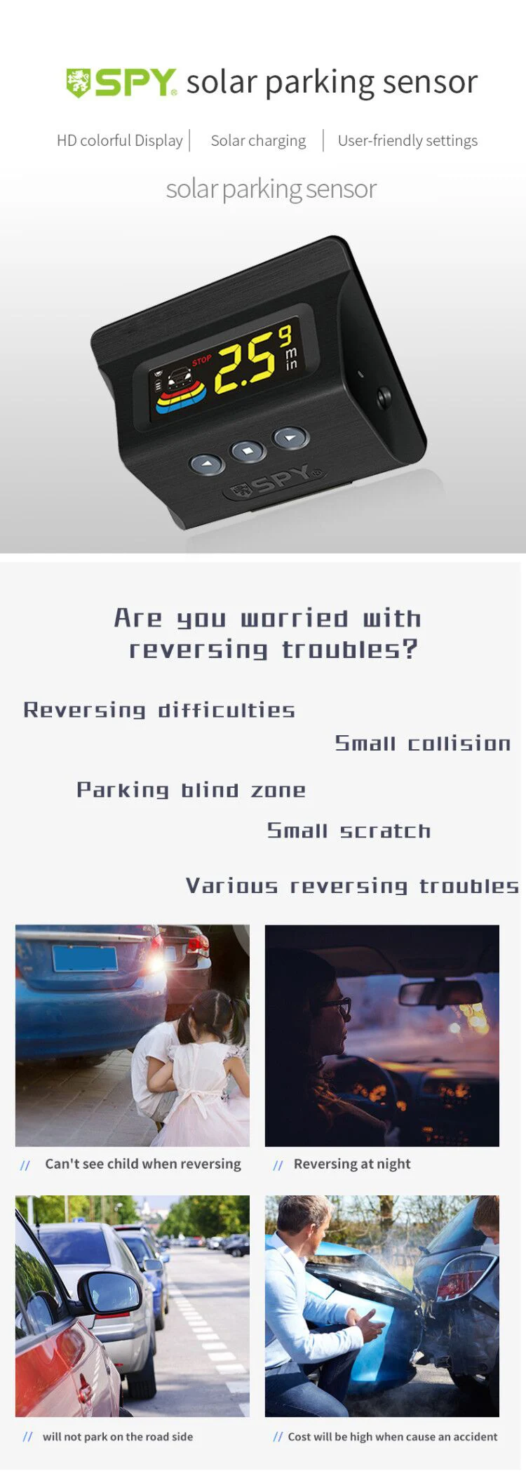 22Mm 2 Sensor Parking Car 2021 Cx-5 Led Display Sensor Parking