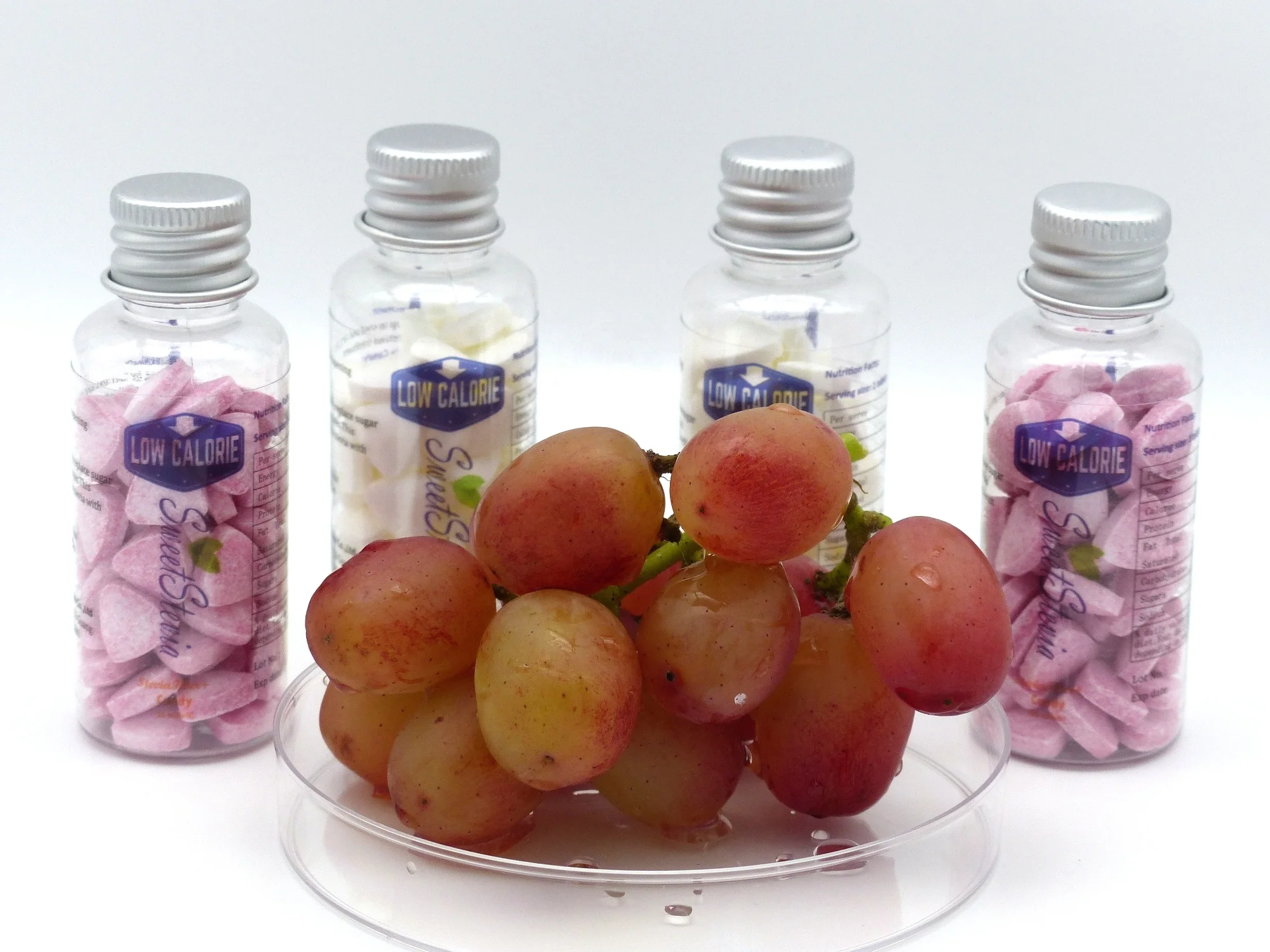 Triangle-Shaped Hard Candy Calorie-Free Stevia Sugar Sweet and Fruity Flavors Kosher Certified Bulk Packaging