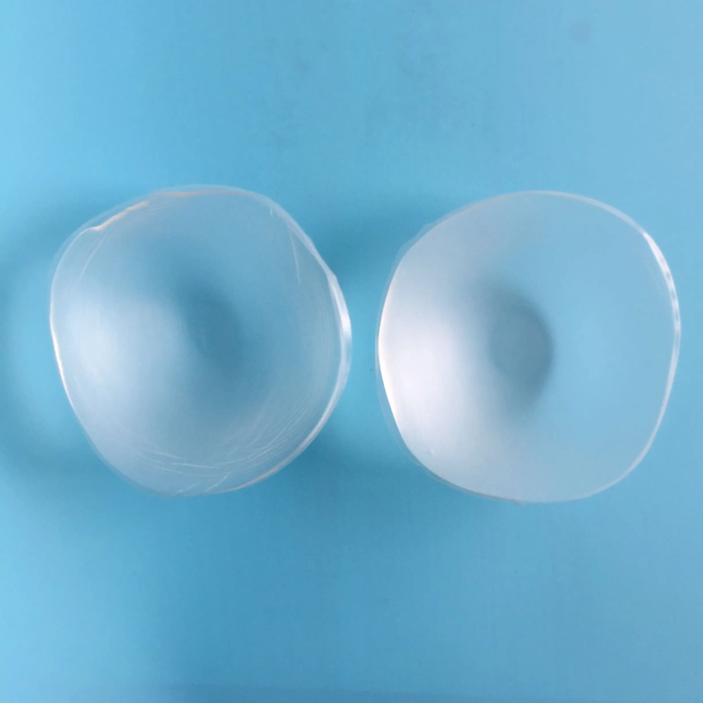 Round Shape Clear Silicone Breast Enhancer Pad Add Cup