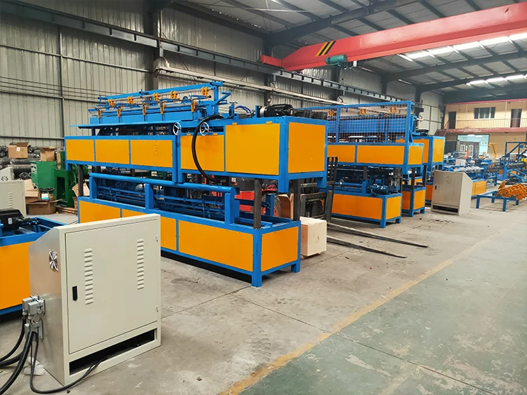 Double Wire Feeding Full Automatic High Speed Grass Wall Lawn Decoration Wire Mesh Chain Link Fence Machine Factory Price