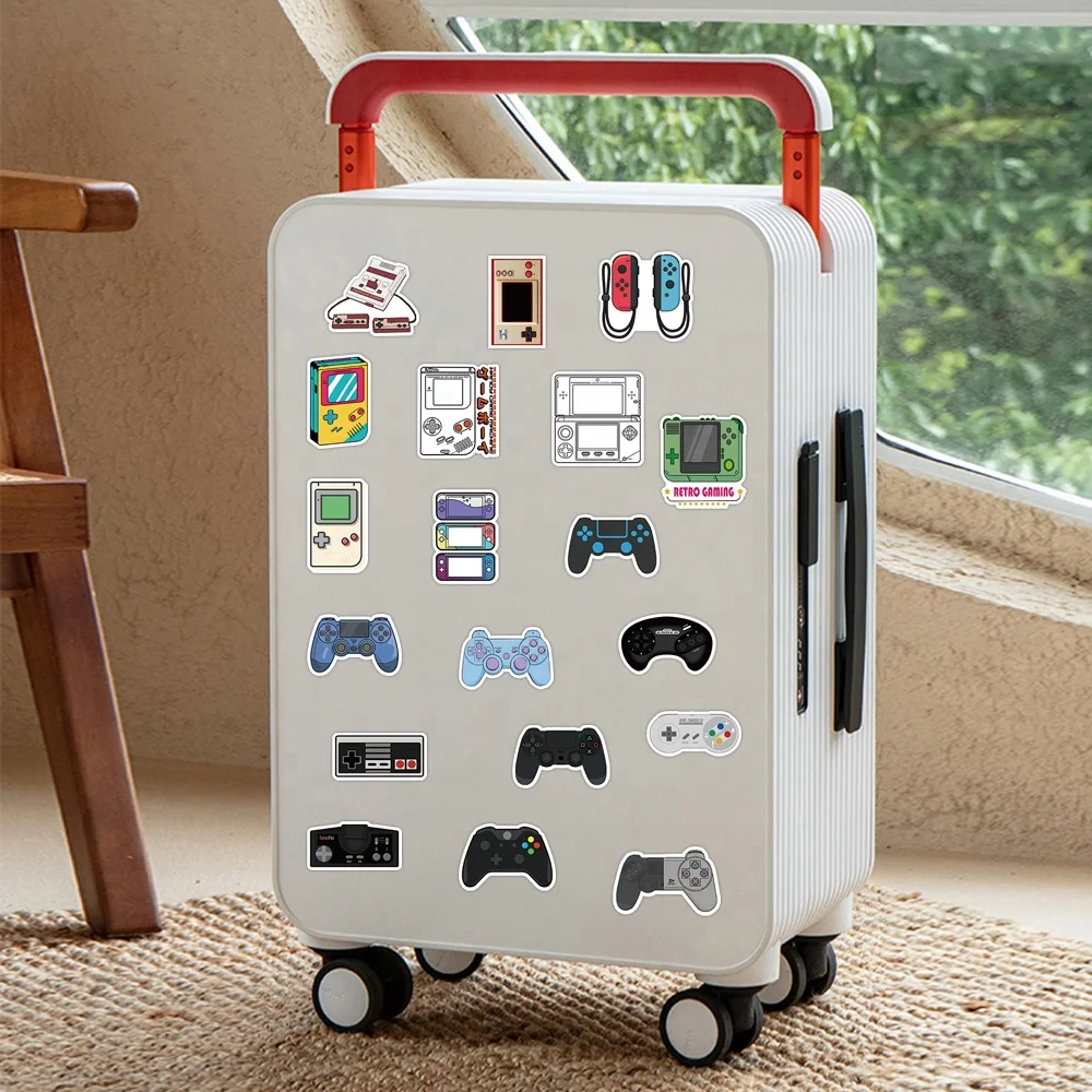 50pcs Cartoon Game Controller Stickers Custom Waterproof Vinyl Mobile Water Bottle boy Sticker Luggage Laptop Fashion Sticker