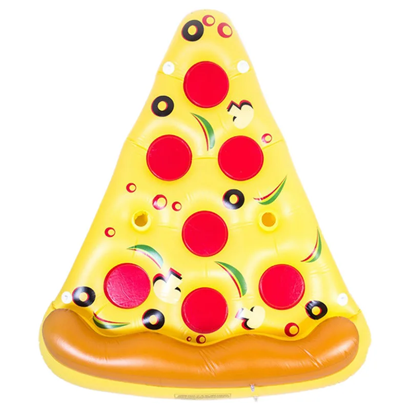 New Design Popular Inflatable Pizza Slice Pool Float Summer Water Park Raft Floating Mat For