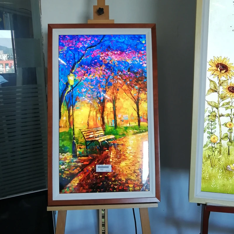 Wholesale 21.5/32 inch frameo wall mount art frame digital NFT display wifi 4K IPS matte screen digital photo frame
