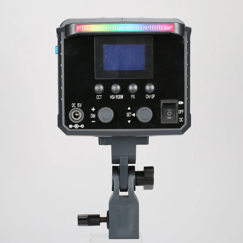 Max 2800-10000k Phone App Control Rgb Led Studio 100w Photographic Lighting Equipment With Np-f Batteries Plate & Carry Bag