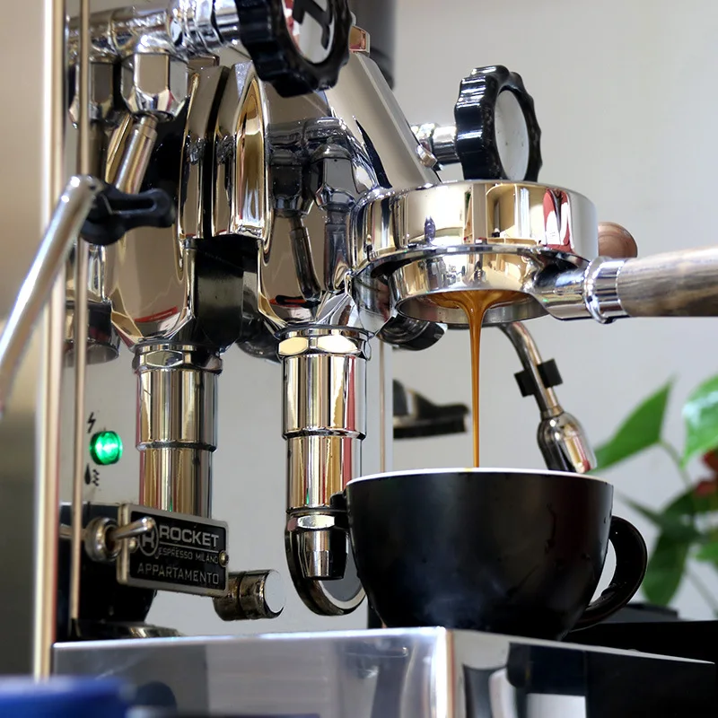 Портативный фильтр для кофе без дна 58 мм профессиональной Эспрессо-машины с 2 фильтрами в комплекте