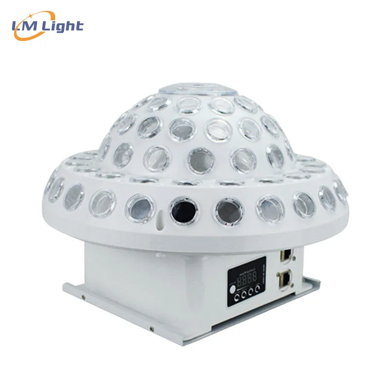 Hot sell DMX sound control magic ball rgb led stage light indoor stage show rgb animation dj disco laser light