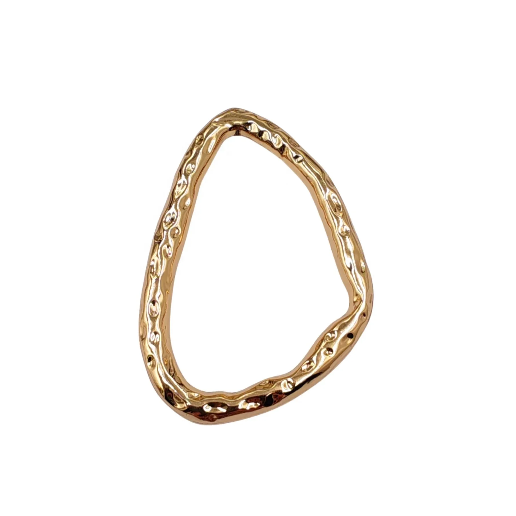 SHANGJIN Fashion Bikini accessories swimwear gold plated anti rust buckle swimwear hardware ring accessories