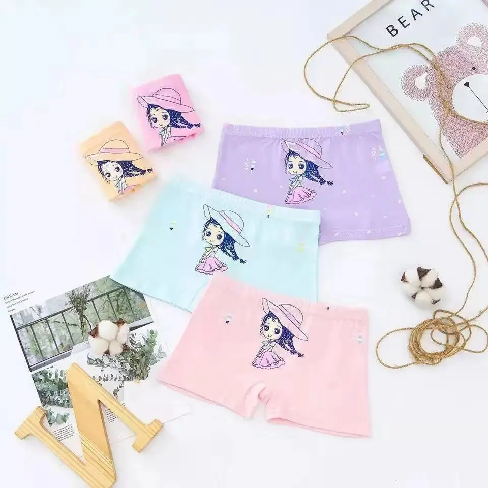
Girl kids lovely underwear pure cotton with beautiful design for girls 