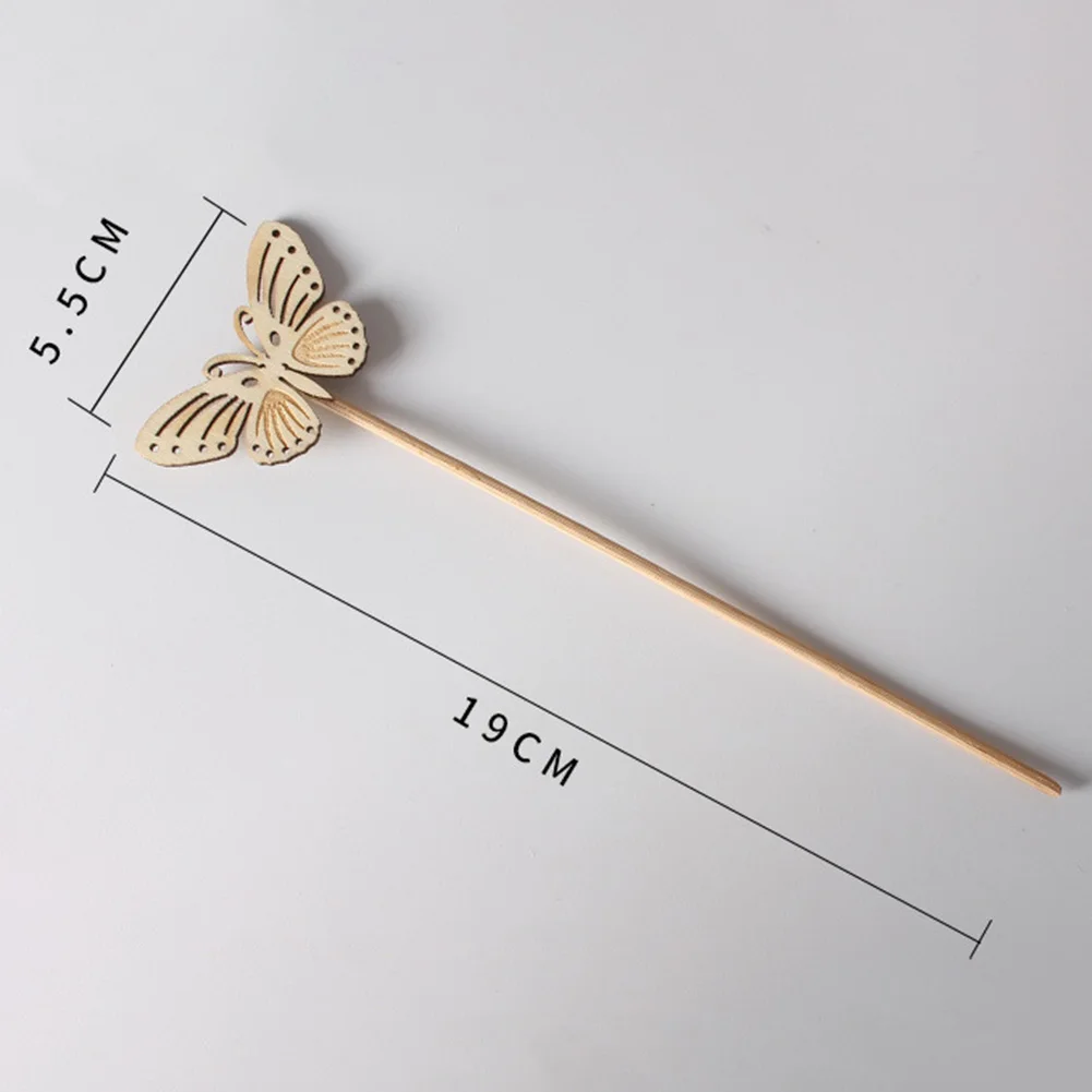 Bedroom Butterfly Replacement Aromatherapy Supplies Handmade Fragrance  Home Wooden No Fire Reed Diffuser Sticks