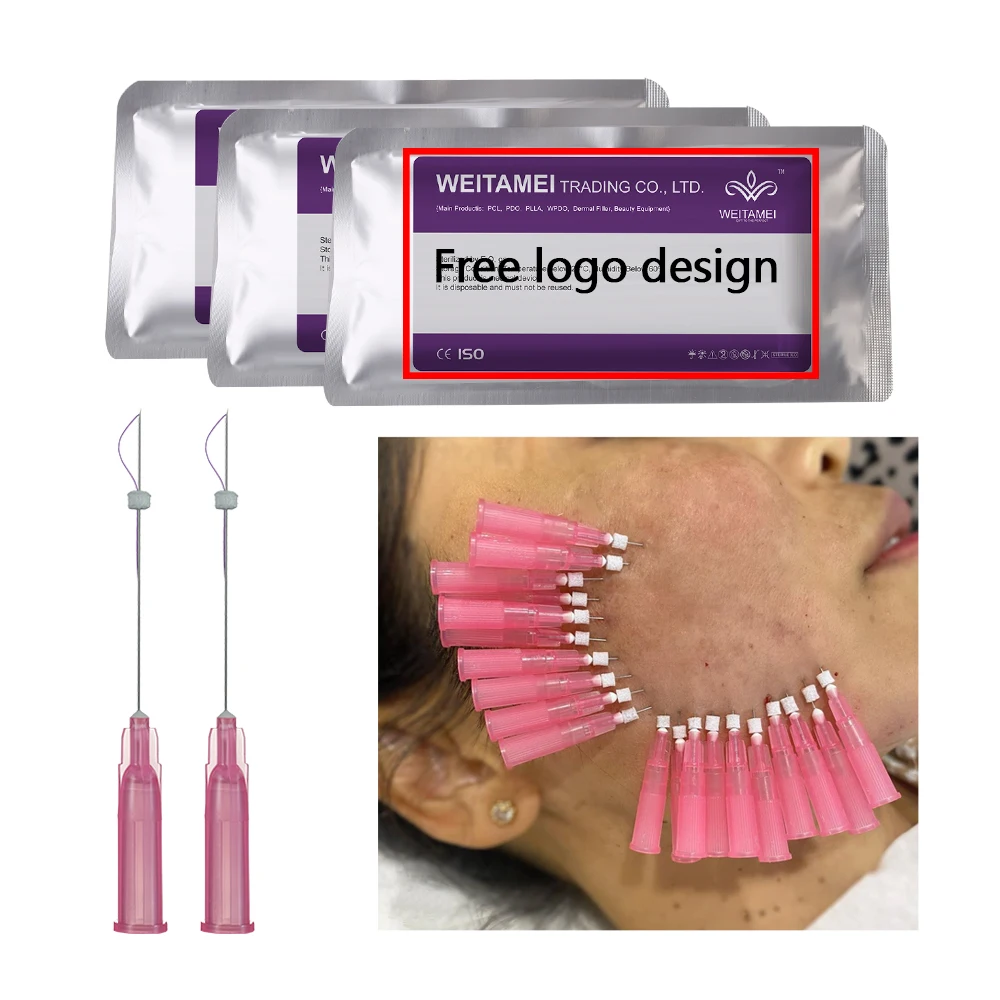 Korea Anti-aging Hilos Tensores Face Lift Mono PDO Thread With Sharp Needle