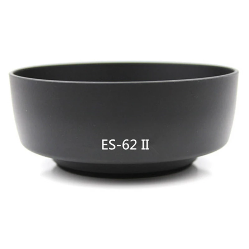 Hot ES-62II Lens Hood for Canon EOS EF 50mm f/1.8 II Lens Cover Twist Lock Camera 50-1.8II Mount Front Photography Accessory