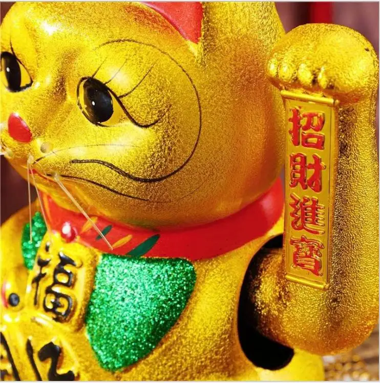 Factory Price Japanese Traditional Ceramic Figurine Beckoning Ceramic Maneki Neko Lucky Cat 8 25 Inches