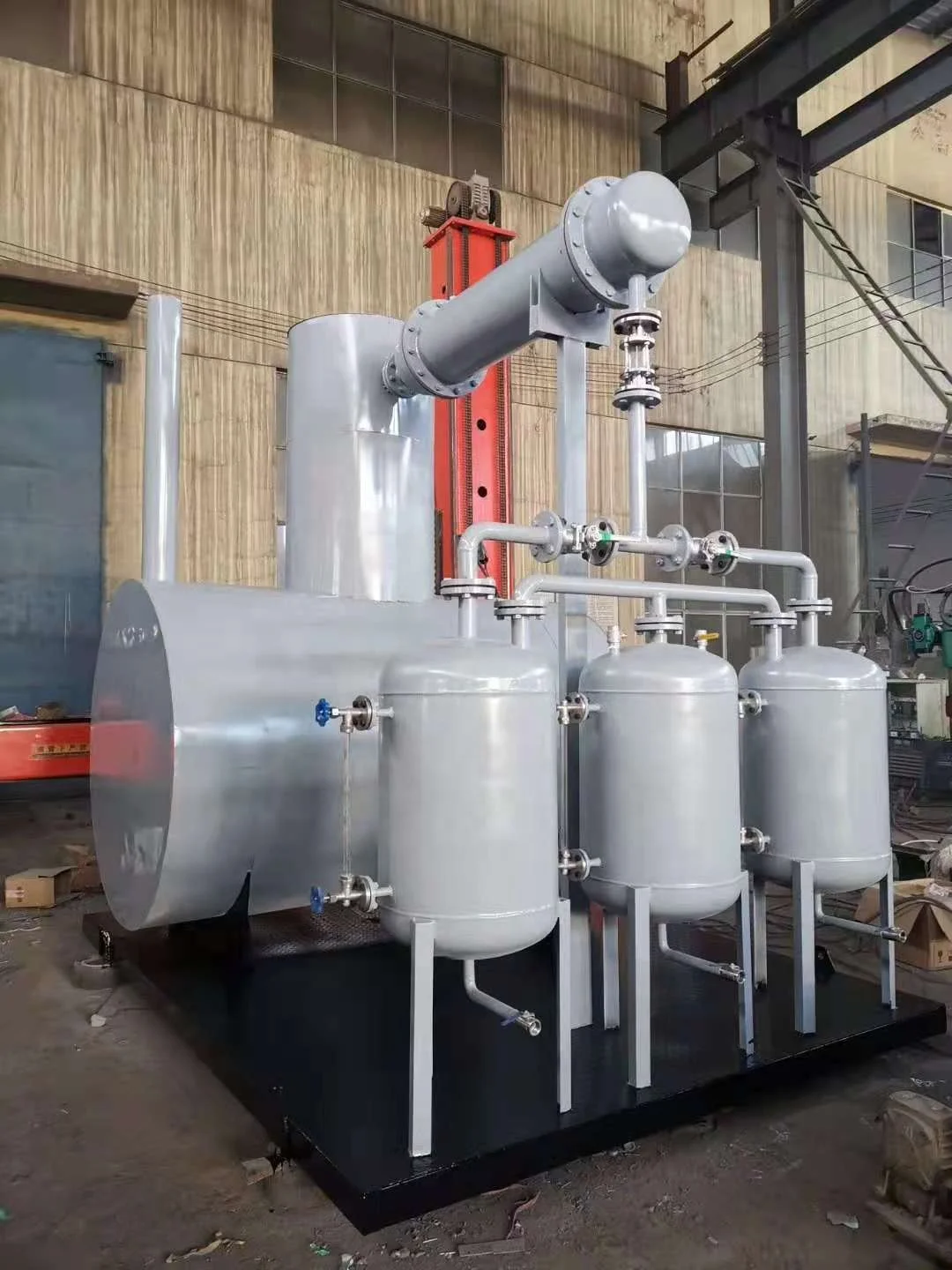 10kg mini used tyre pyrolysis machine testing recycling  machine waste plastic into crude oil