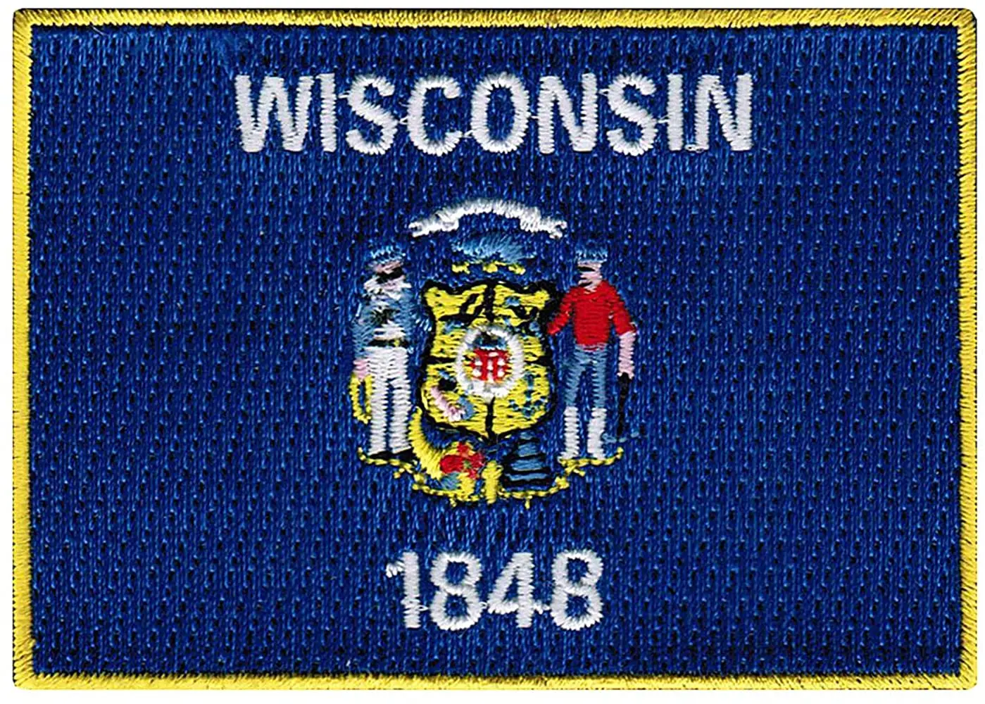 Wholesale High Quality Promotion 100% Durable Polyester Flying Banner Fast Delivery Digital Printing 90*150cm Wisconsin Flag