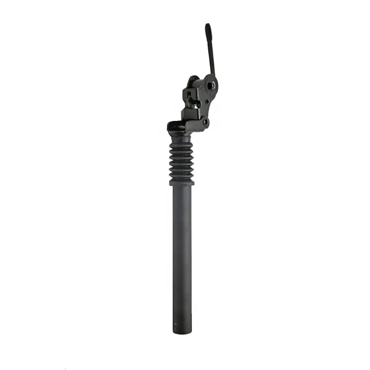 Aluminum alloy adjustable seatpost 27.2 mountain bike black seatpost light bicycle seatpost support with shock absorber bicycle