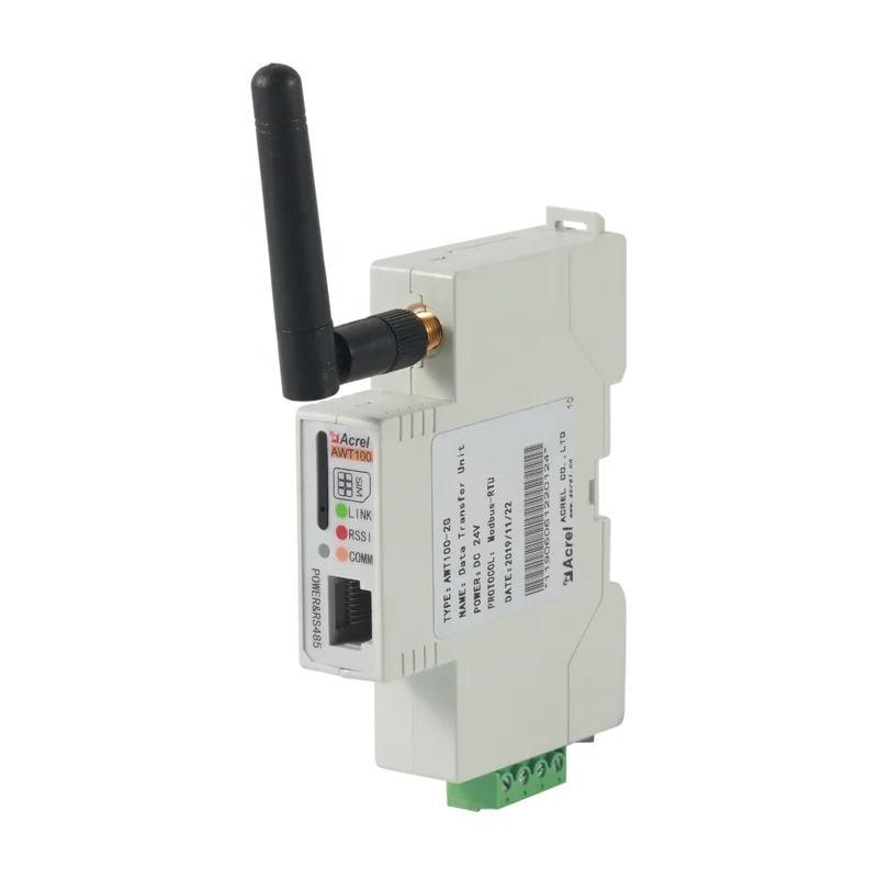  Acrel AWT100-4G шлюз на din-рейку беспроводной коммуникационный модуль для 485 интерфейс оборудование