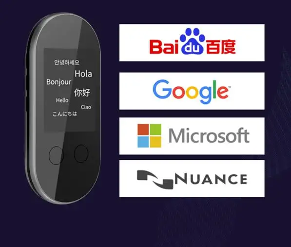 
Instant Electronic Translator Offline Multi System Language All Way Translation Intelligent Smart Pocket Speech Translator 