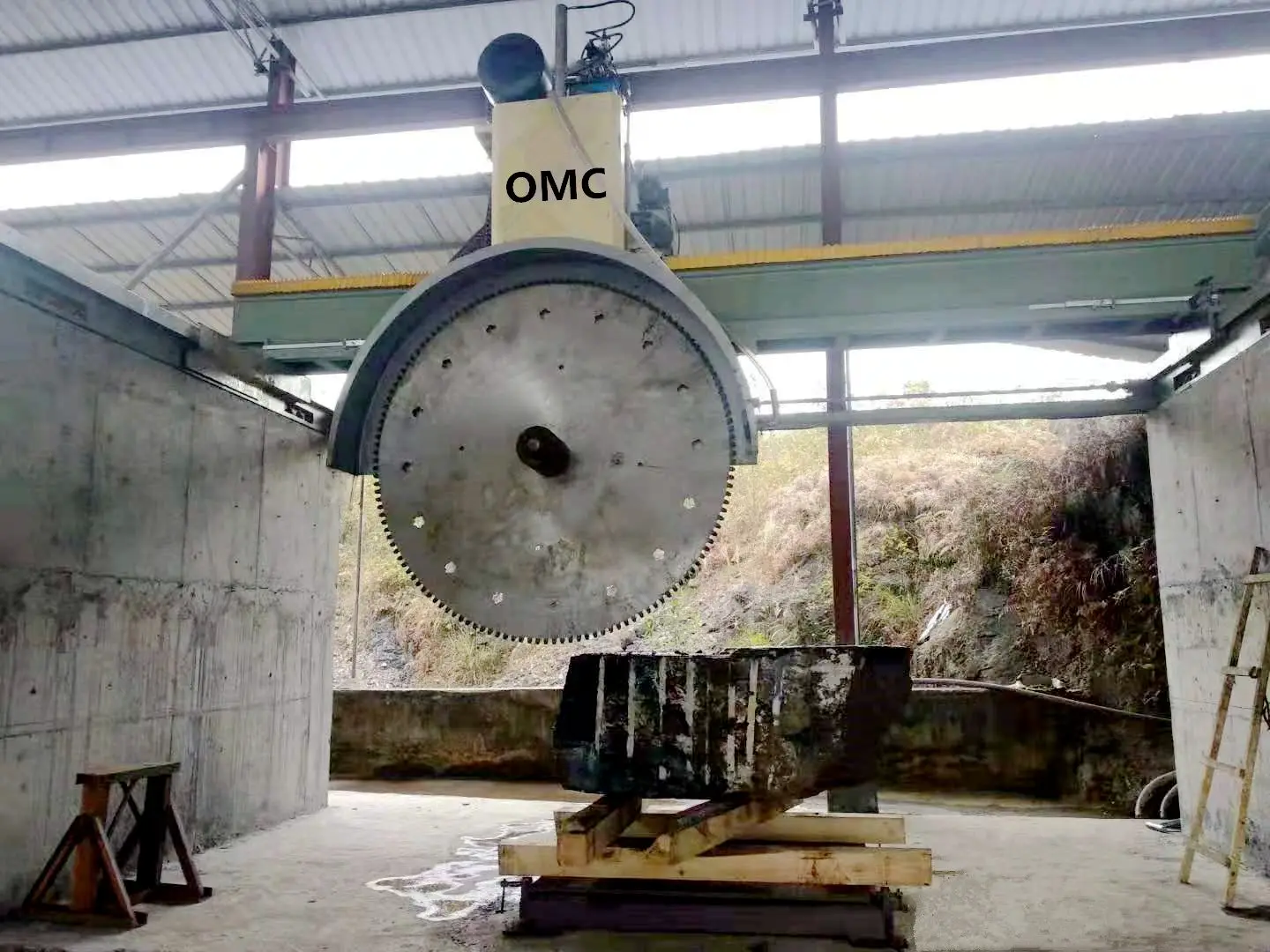 Multi blade granite marble block bridge cutting machine stone machinery for stone production line