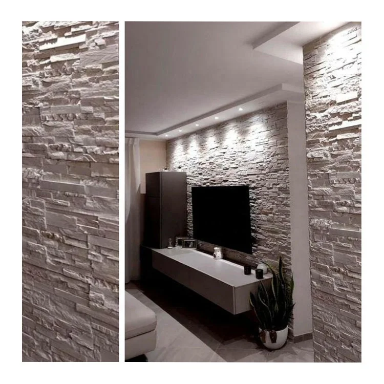 polyurethane artificial stone waterproof fireproof natural and realistic texture veneer material exterior pu stone wall panels