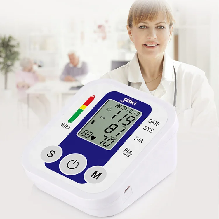 
Medical Product Portable Digital Fully Automatic Upper Arm Blood Pressure Monitor Sphygmomanometer 