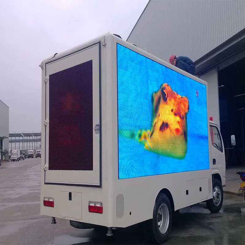 Factory Cost DONGFENG 4x2 Mobile LED Louderspeaker Led Screen Advertising Truck Flow Stage Truck Billboard Trucks Manufacturer