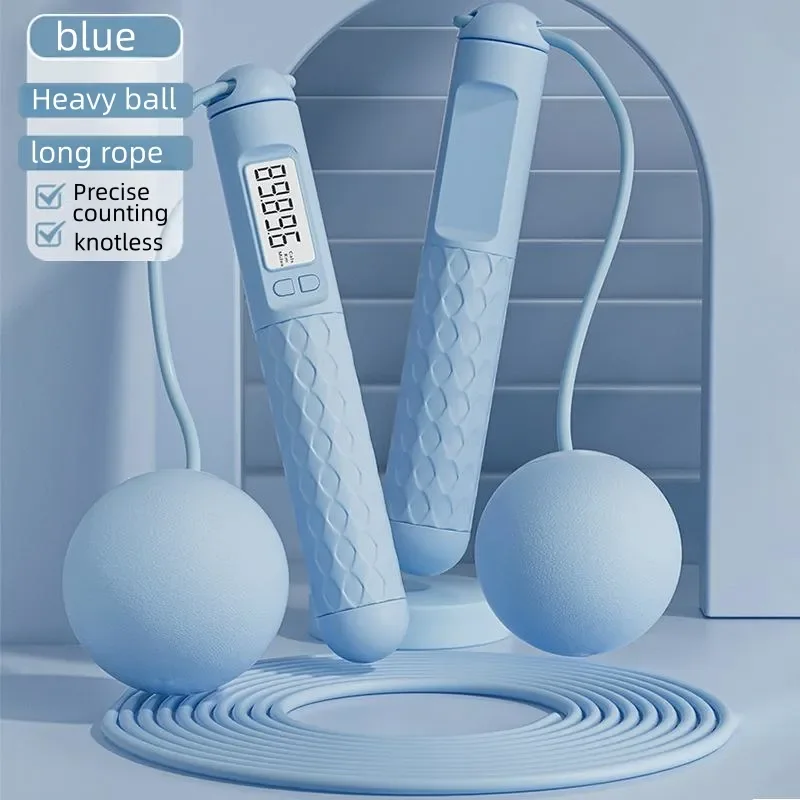 Family Sport Dual-purpose Fitness Cordless Skipping Rope Exercise Weighted Bearing Jump Without