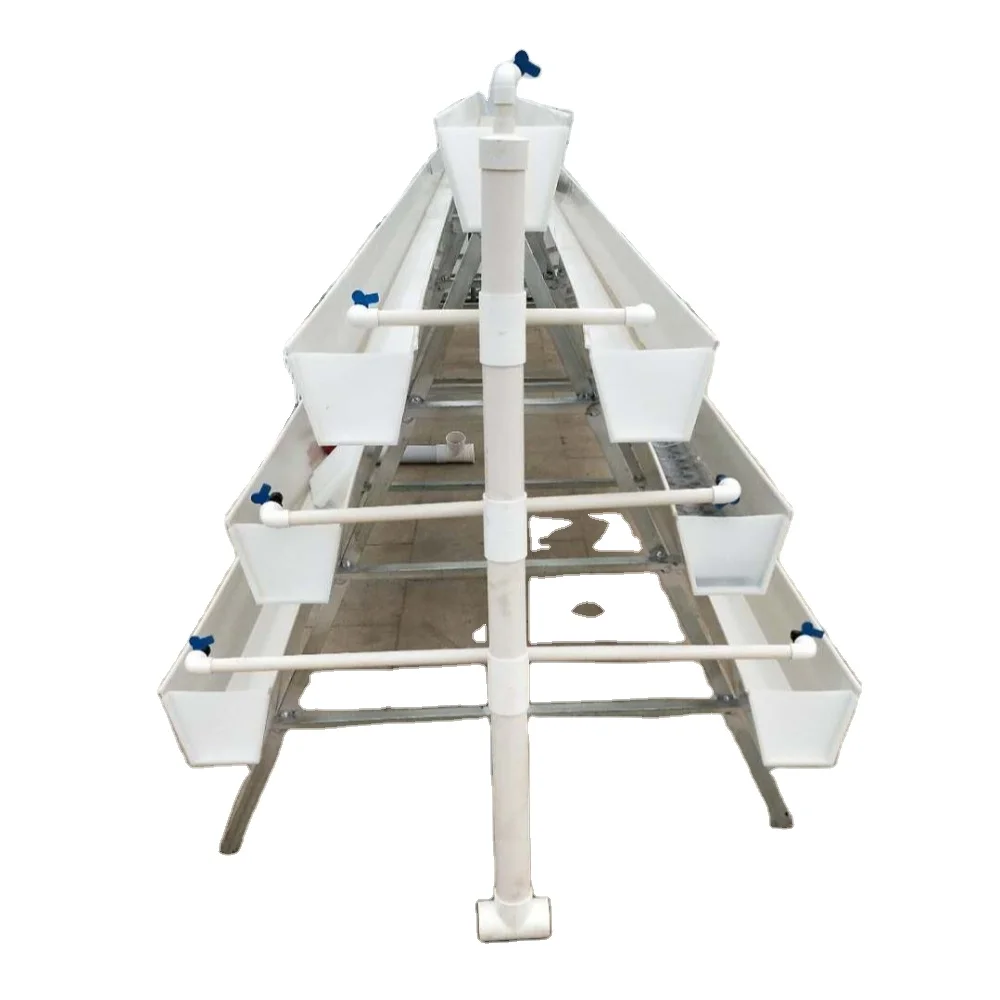 Greenhouse Seed Cultivation Pvc Plant Growing Hydroponic Gutter For Strawberry Farming Systems