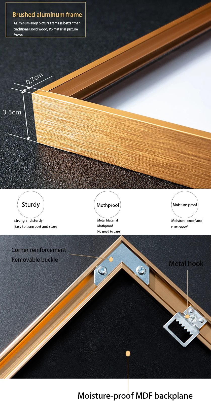 Orange living room decorative painting sofa background wall modern high-end hanging painting superimposed mural wall painting