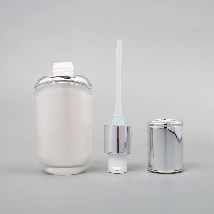 Custom Prints Wholesale High End Plastic Screen Printing Empty Airless Acrylic Bottle