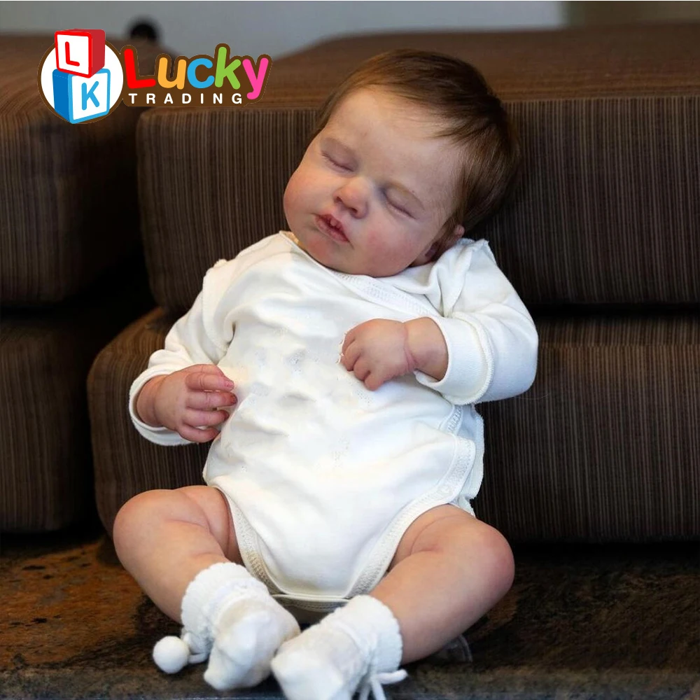 49CM Soft Silicone Full Body Silicone Bebe Baby Changeable Finished Vinyl Babi Newborn Toddler Dolls