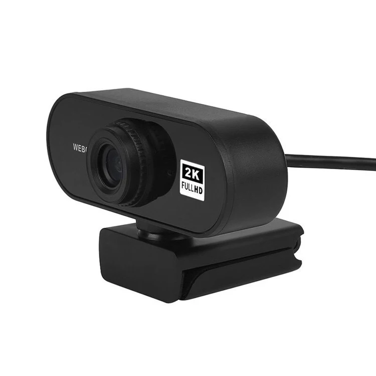 USB Web Cam Webcam 2K PC Camera with MIC for Rotatable PC Computer Laptop Camera