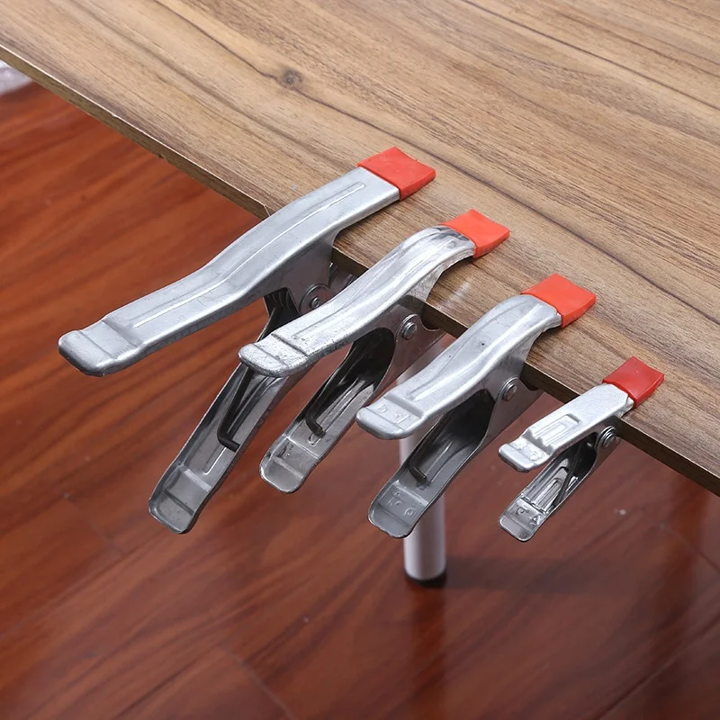 Woodworking Hand Clamping Tools 4 6 7 9 inch A Type Clip Strong Fixture Clamps Metal A Spring Clamp
