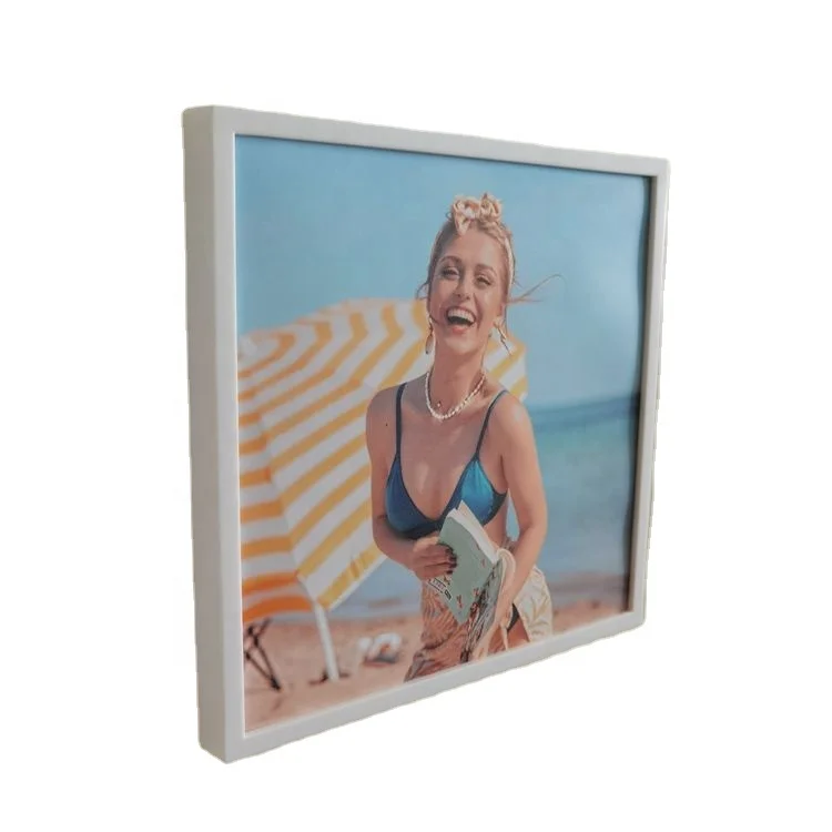 personalized photo wall picture plastic adhesive tile with acrylic sticker